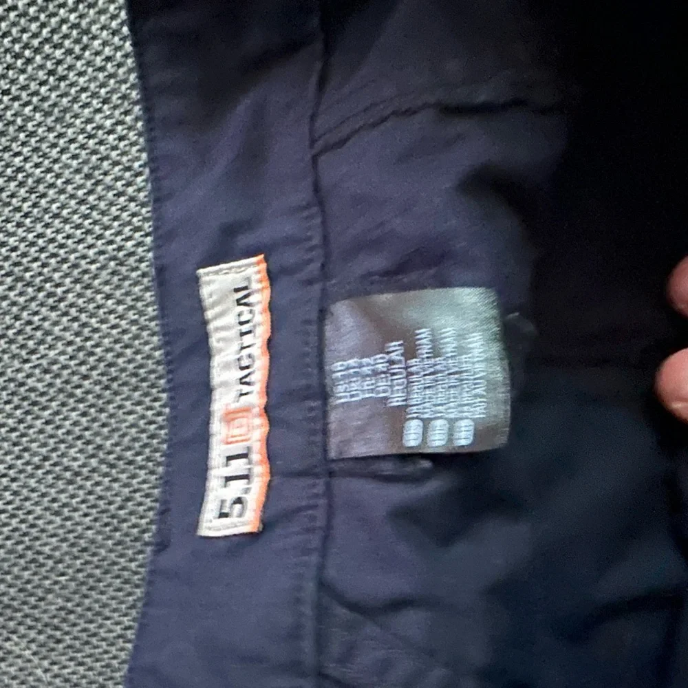 Men's Black Cargo Pants - Picture 2 of 10